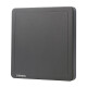 SIEMENS switch socket blank panel cover Zhidian metal black