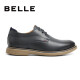 Belle men's shoes mall same style cowhide British style work shoes casual leather shoes B3HA2AM9 blue 38