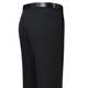 Binmuniao plus size trousers men's plus size trousers business casual suit trousers extra large elastic straight formal trousers black 43 (recommended 220Jin Jin equals 0.5 kg)
