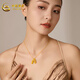 CHINA GOLD Gold Pendant Pixiu Vajra Pendant Lucky Pixiu Pendant Wei Xuetong Necklace as a Birthday Gift for Girlfriend Pixiu Vajra Pendant + Pure Gold Chain Approximately 3.1g
