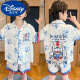迪士尼（Disney）奶龙男童冰丝凉感睡衣夏季中大童男孩薄款短袖儿童空调家居服套装 6628#chiikawa 170 22码身高160-165CM 10