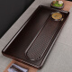 Ebony tea tray solid wood log tea tray home new living room drainage office imitation whole tea table tea tray ebony grain sea view (80*40*5