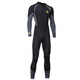 ZCCO's new 1.5mm wetsuit men's one-piece surfing suit sun protection winter swimming warm snorkeling suit swimming jellyfish suit black gray M