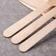 Nuoxian disposable degradable wooden knife and fork spoon wooden spoon fork knife tableware Western dessert fruit fork bamboo 16cm disposable spoon 100 pieces