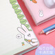 Yizheng (YiZHENG) Stress Relief Notebook for Students Super Cute and Girly Creative Cartoon Ledger Internet Celebrity Girl Notepad High-Looking Children's Prize Gift YZ6187 Little Bear Stress Relief Notebook