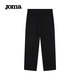 JOMA fleece sweatpants for men and women, autumn and winter loose straight knitted sweatpants, winter outdoor running flat casual pants, black L