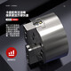 Huili's custom-made standard all-steel body two-claw mid-air solid CNC hydraulic chuck 5 6 8 10 12 inches 4-inch mid-solid two-jaw without flange