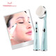 TOUCHBeauty sonic facial cleanser electric eye massager all-in-one eye beauty instrument for men and women sonic vibration face wash brush deep cleansing facial blackhead remover pore waterproof sonic facial cleanser + eye massage all in one