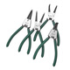 SATA (SATA) shaft for holes, straight mouth, curved mouth 4-piece circlip pliers set 09911A (replacement of 09911)