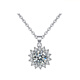 DL 1998 Fat Donglai same style platinum pendant without chain PT950 women's necklace single pendant 18 clavicle chain single pendant 30 sunflower single pendant