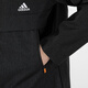 Adidas Men's Jacket 2024 Spring and Autumn Sportswear Hooded Fleece Jacket Warm Casual Top HE9904 Inner Mesh Lining 2XL