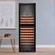 Vinocave red wine cabinet constant temperature wine cabinet home living room ice bar air-cooled frost-free moisturizing refrigerator embedded multi-functional dual temperature dual control ultra-large capacity display cabinet ultra-large capacity-hanging cup dual temperature model 120 bottles
