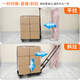 Xilushi small cart folding flatbed cart cargo handling turtle cart trolley trolley luggage cart pull cart trailer BY01-P