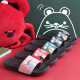 Leto Cute Mouse Cartoon Sandals for Women Cute Home Outdoor Beach Bathroom Silent Sandals Mouse Fufu Big Red 38-39 (Suitable for 37-38)