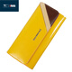 SEPTWOLVES women's wallet long multifunction Korean style fashionable and versatile cowhide hand wallet buckle orange