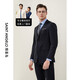 Announcement Bird Suit Customized Four Seasons Men's Work Suit Professional Wear Wool Business Casual Wedding Suit Navy Blue 21E383 Professional Dressing Consultant Free Home Measurement