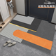 Yingzhu'er PVC entrance door floor mats wipeable and washable door mats, free-cut leather entrance floor mats, light summer M-01 horizontal paving, 120/180cm, wipe clean