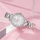 
ARMANIA AMA watch women's nickname star series steel belt quartz fashion diamond-set women's wrist simple retro square watch AR11148