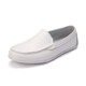Saint Dante Cowhide Nurse Shoes Shoes Men's Beanie Shoes Corean Pareja Estilo Flat Suele Versátiles Casual Men's Shoes 9903 White 44