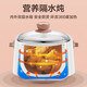 SUPOR electric stew pot, water-proof stew pot, household use for 3-4 people, large capacity soup pot, stew pot, electric stew pot, 5 gallbladders in one pot, porridge cooker, food supplement pot, electric steamer, multifunctional, 4.5L white ceramic inner pot, 2.5L+0.5L*4 2.5L