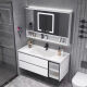 Oudeao 2024 new bathroom cabinet folding Feng Shui mirror ceramic integrated basin combination intelligent hidden Feng Shui mirror cabinet ordinary hidden Feng Shui mirror cabinet 70 long 50 wide bathroom cabinet combination comes with a full set of accessories