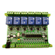 1/2/3/4/6/8/12-channel Modbus relay module switching input and output RS485/TTL/PLC 6-channel output + 6-channel input 5V