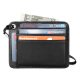 teemzone Tingzun card bag men's ultra-thin ID bag mini card bag bank card bag business card holder 701 black