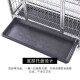 Pet dock dog cage square tube cage large dog medium dog small dog Teddy Golden Retriever Labrador Husky pet cage silver color 800