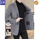 Romon Down Liner de lana de doble lana Sheep Sheep Chaqueta de terciopelo de terciopelo Cazo de lana pura de lana pura primavera y otoño invierno gris (lana pura + terciopelo de ganso) M 120 Jin [Jin iguala 0.5 kg]