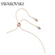 Swarovski (SWAROVSKI) Dextera ROUND necklace light luxury jewelry for women rose gold plated 5636496