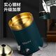 Oral multi-size copper ashtray thickened stainless steel funnel ashtray creative windproof artifact car ashtray portable high-end ashtray Luffy joint model retro green gold thick steel 2mm