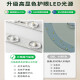 简约客厅吊灯创意卧室灯月球泡泡吊线灯卡通星球吊灯中山灯具001O 9734黑色7头三色彩球12cm