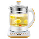 Royalstar health pot household 1.8L fully automatic multi-function appointment thickened glass flower teapot office small tea maker health pot medicated meal pot insulation milk powder pot milk regulator 20 major functions filter cover without filter 1.8L