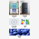 Mijia Xiaomi 430-liter refrigerator four-door cross-door household large-capacity partitioned fresh food, sterilization and deodorization first-level energy efficiency BCD-430WMSA
