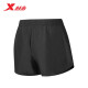 Xtep shorts women's sports quick-drying shorts anti-exposure lining summer new running fitness yoga shorts black M/165