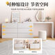 Zimuyaju Dressing Table and Cupboard Integrated Home Bedroom Modern Simple Small Apartment Retractable Cream Style Dressing Table Storage Cabinet Free Shipping Upstairs 80 Drawing Cabinets + 80 Dressing Tables + Stools
