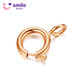 Weixiao Jewelry 18k gold DIY universal buckle gold rose gold bracelet necklace buckle Valentine's Day gift for girlfriend and wife to commemorate K yellow