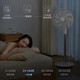 Sezze Japanese air circulation fan electric fan household floor fan smart desk fan DC variable frequency timing desktop fan remote control energy-saving light turbine convection ventilation fan Y-289 (upgraded model - without battery life)