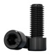 Fengji Black Grade 8.8 Hexagonal Screw Cup Head Hexagonal Bolt M3M4M5M6M8M10M12M16M24mm M4*12 Full Thread (50 pieces)