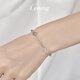 GsunG platinum bracelet for women PT950 kitten bracelet for your girlfriend, fashionable shiny platinum bracelet for women, new beads, priced by gram, contact customer service before bidding for gold price
