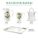 Pinlaiyun ceramic cup water cup set cold and cool kettle bone china heat-resistant teapot household drinking set European living room tea cup camellia water set 9 pieces (with bone china tea tray)
