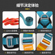 Gorm five-point safety belt full-body new national standard safety rope complete set of construction site workers air-conditioning lightweight safety belt anti-fall set GM3758 single small hook 3 meters