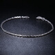 Pt.Charm platinum bracelet pt950 women's Korean style simple personality niche design platinum bracelet for Valentine's Day for girlfriend, chain length 16+3cm, ready stock 6.4-6.5g