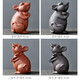 Yuxuan purple sand tea pet attracts wealth, lucky rat, Ruyi ornaments, tea toys, tea art handmade, can nourish the zodiac, tea tray, tea insect home, Ruyi rat, red mud