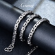 GsunG platinum necklace men's PT950 fashionable cross-turn dense card chain atmospheric platinum men's necklace simple cross chain priced by gram contact before bidding