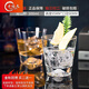 Katav water glass whiskey glass foreign wine glass beer glass crystal glass cup thickened tea glass juice cup XO liquor glass bar wine glass mountain cup 300ml*1