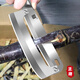 Jiangjiang brand stainless steel sugar cane peeling knife pineapple knife peeling fruit knife special commercial professional peeler pineapple knife Jiangjiang brand all steel sugar cane knife 2.7 mm thick