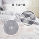 Luolai Home Textiles Xinjiang cotton quilt cover combed cotton bedding double simple quilt cover single piece 40 pieces wood gray-quilt cover*1 150*215cm