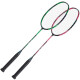 Kawasaki (KAWASAKI) double racket full carbon badminton racket with stringing PK-007 (includes large bag with 12 players' glue)