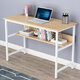 Shuaili computer desk study board type simple home notebook desk with bookshelf 100*50 primary color SL17041D